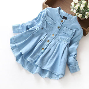 Casual denim blouse